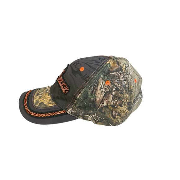 The Brotherhood Cap Camo Camouflage Bow Hunting Distressed Size L/XL 100% Cotton - Picture 3 of 9